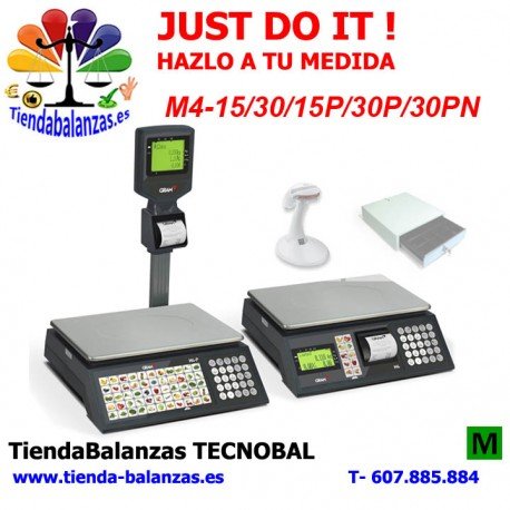 GRAM M4-15/15P/30/30P/30PN Balanza comercial con impresora portada