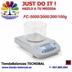 GRAM FC-100/200/5000g 0,001/0,1g Balanza de precisión portada