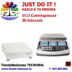 BCD 3/6/15/30Kg  0.05/0.1/0.2/0.5g Balanza cuentapiezas Baxtran portada