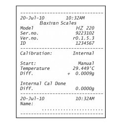 HZ-120/220g 0.1mg (90)mm Balanza determinación densidad Baxtran ticket opcional