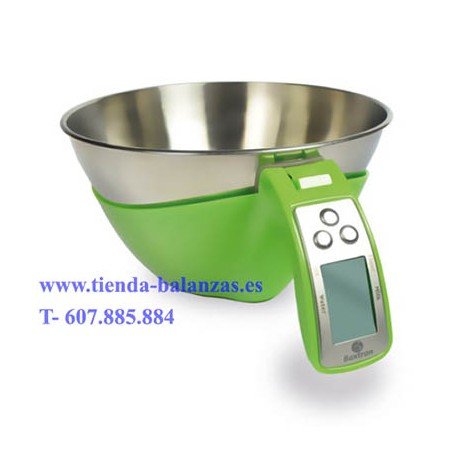 GREEN KS 5000g 1g (210)mm Balanza de cocina Baxtran portada