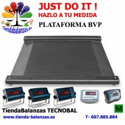 PLATAFORMA BVP-600/1500Kg 200/500g 1000x1000/1200x1200 Baxtran M