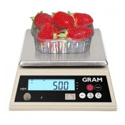 GRAM MM-6000 6.000g 1g Balanza límites de peso a pilas con fresas