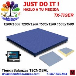 ACCUREX TX-TIGER 300/600/1500/3000Kg Plataforma de Gram portada