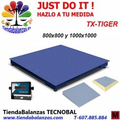 ACCUREX TX-TIGER 300/600/1500/3000Kg Plataforma de Gram Mroja